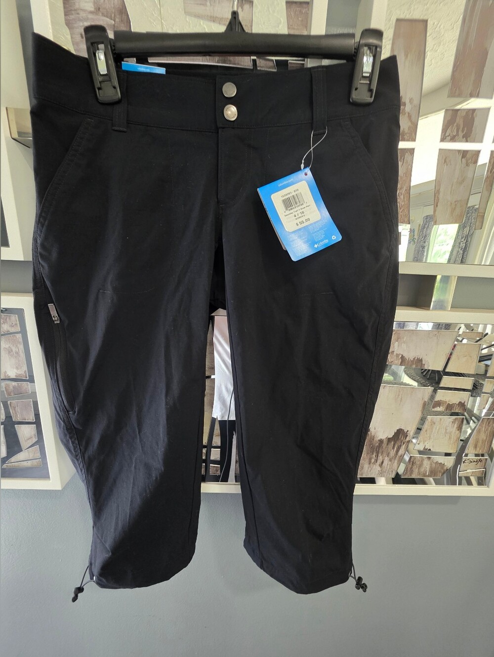 Columbia Black Slim Outdoor Pants with Front Pockets